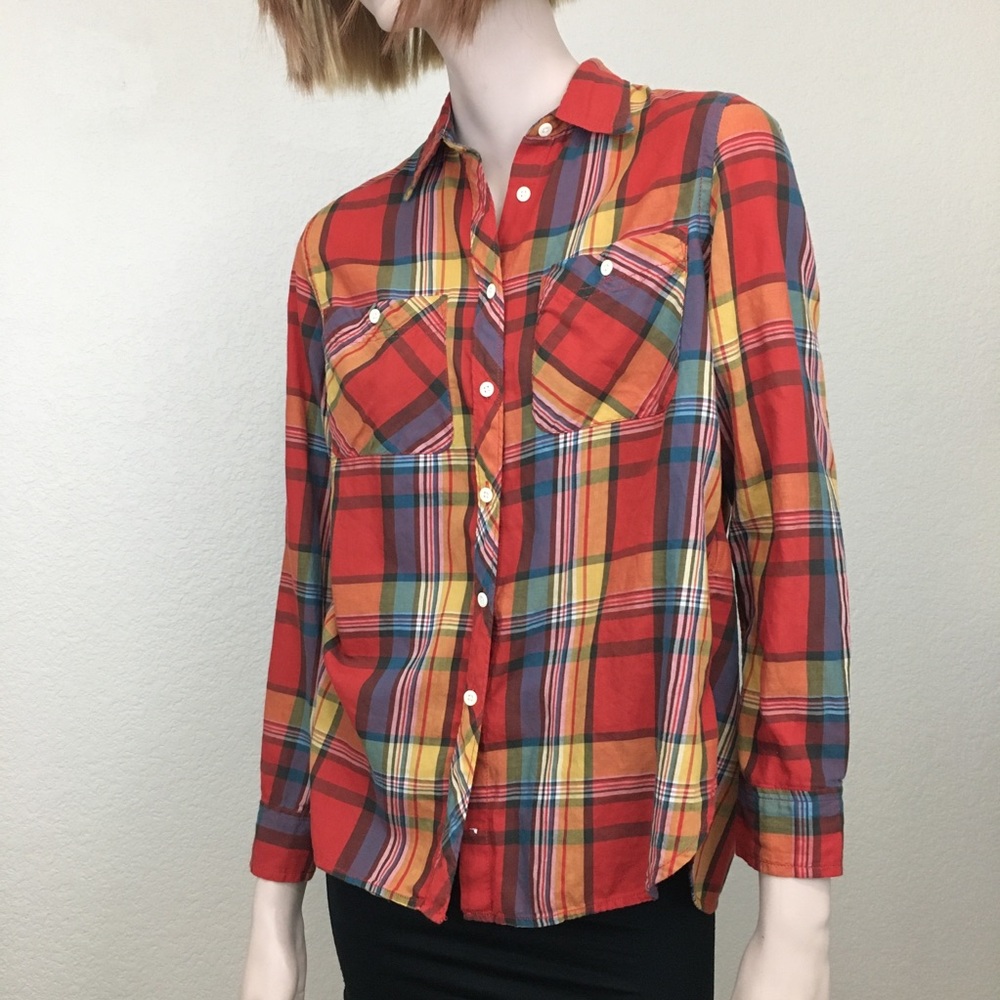 Denim & Supply RL Utility Plaid Shirt M